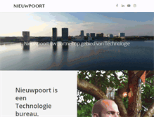 Tablet Screenshot of nieuwpoort.nl